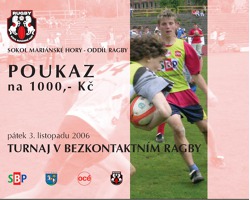 Turnaj školních kroužků Ostrava – pátek 3. listopadu 2006